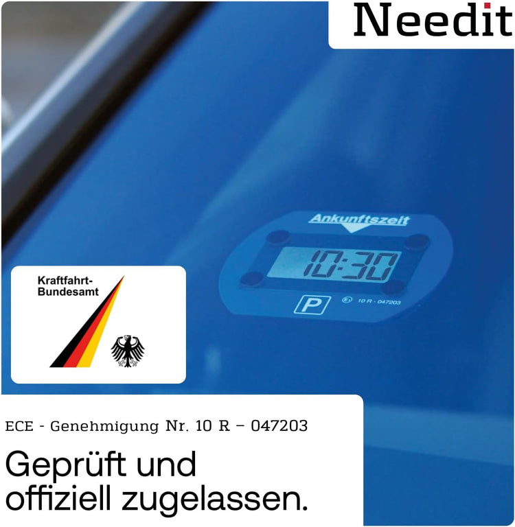 Park Lite - Elektronische Parkscheibe - automatische Parkuhr für jedes Fahrzeug | Needit