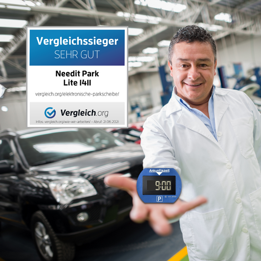 Needit elektronische Parkscheibe Park Lite Vergleichssieger