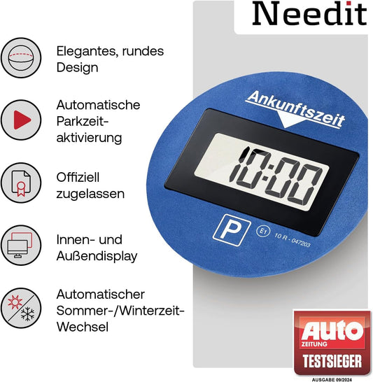Park Lite One - Elektronische Parkscheibe - automatische Parkuhr für jedes Fahrzeug | Needit