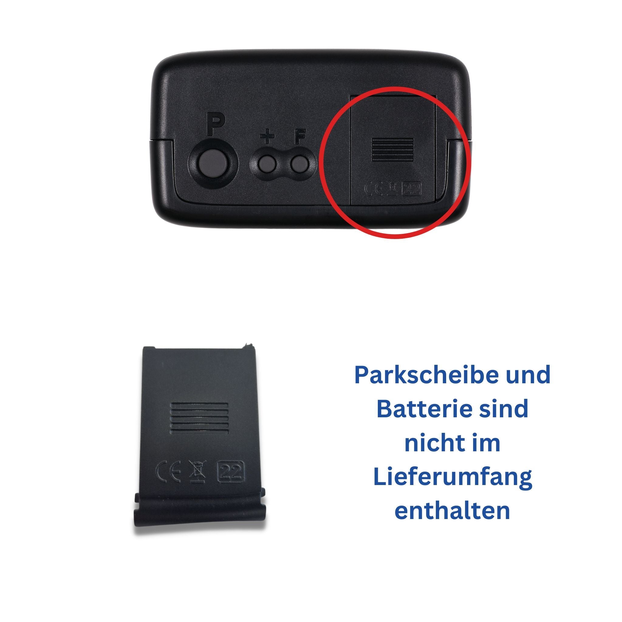 Batteriehalter für elektronische Parkscheibe (Park Lite/ Park Mini/ Pa