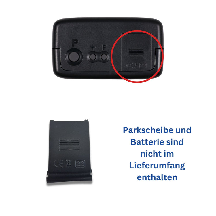 Batteriehalter für elektronische Parkscheibe (Park Lite/ Park Mini/ Park Micro) - Tradora