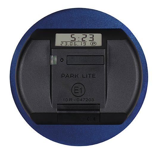 2x Park Lite elektronische Parkscheibe digitale Parkuhr blau mit