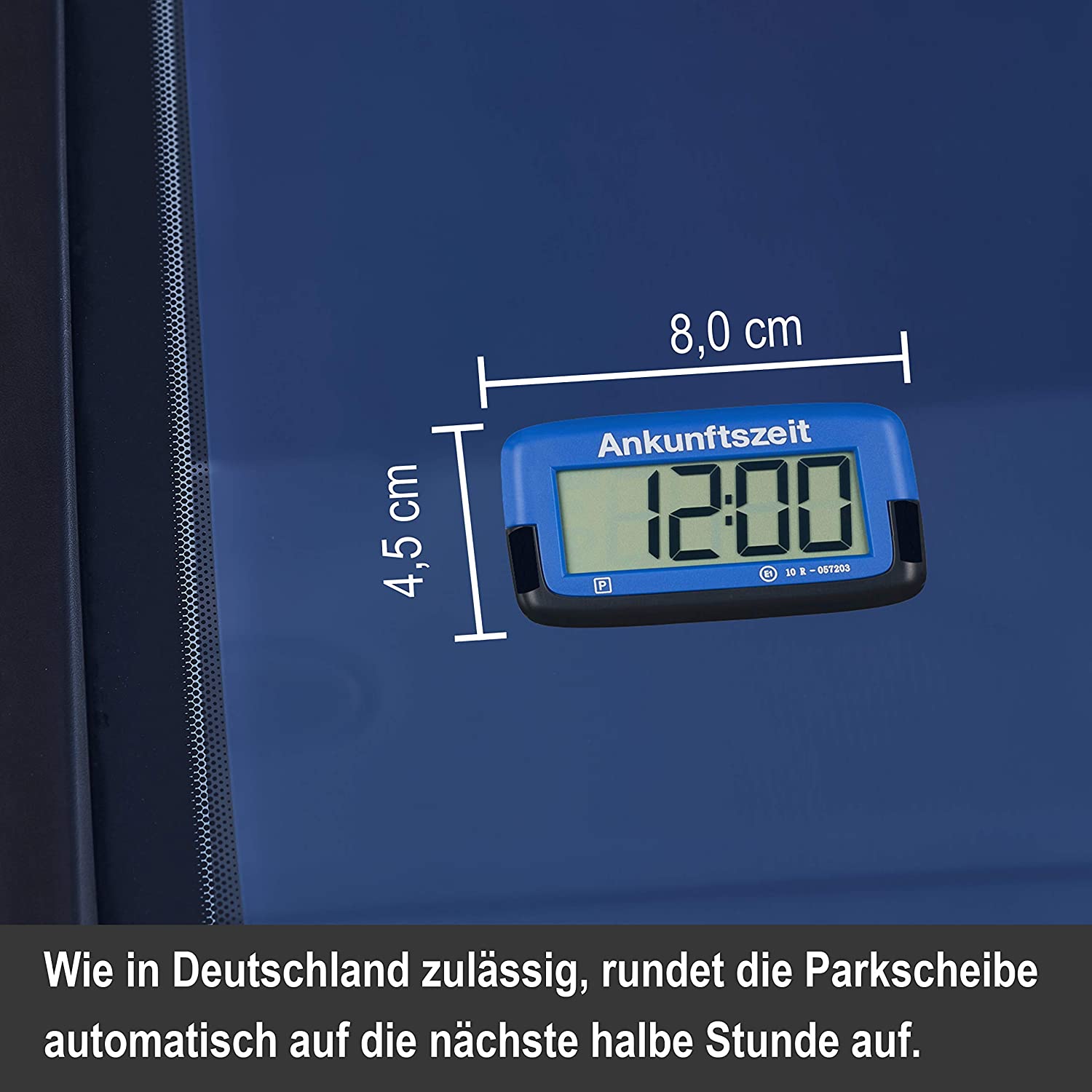 2X Park Lite elektronische Parkscheibe Digitale Parkuhr schwarz mit  offizieller Zulassung vom KBA - 2 Stück Spar Set : : Auto &  Motorrad